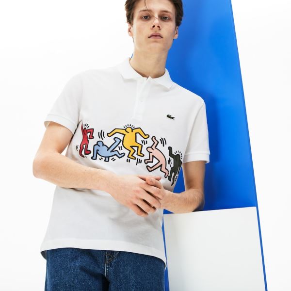 Polo Lacoste Barbati Originali Lacoste Keith Haring Print Piqu